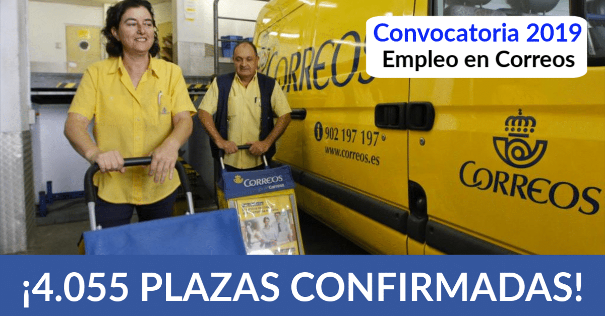 Convocatoria De Trabajo Para Correos - 4.055 Plazas Confirmadas