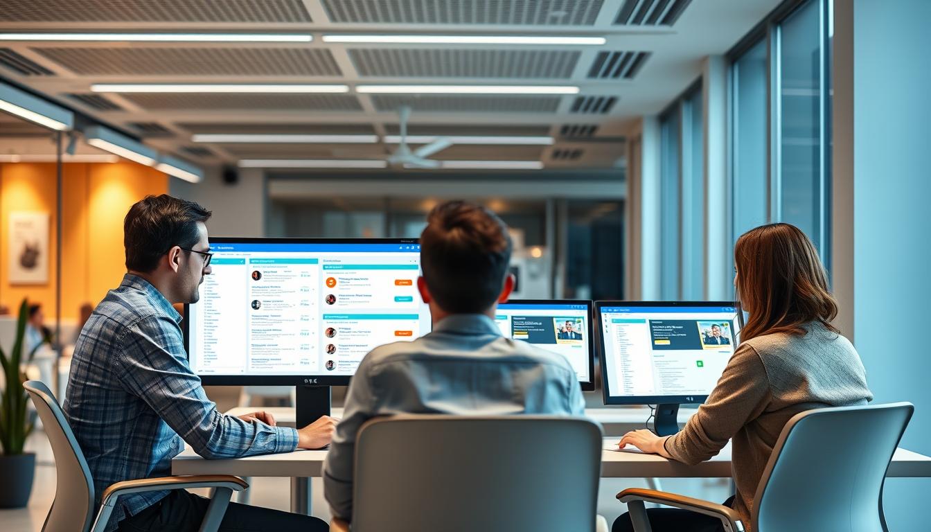 profesionales revisando ofertas de empleo en España