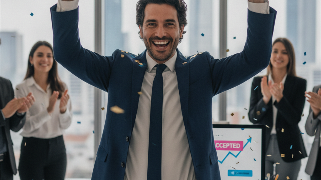 profesional consiguiendo empleo en España