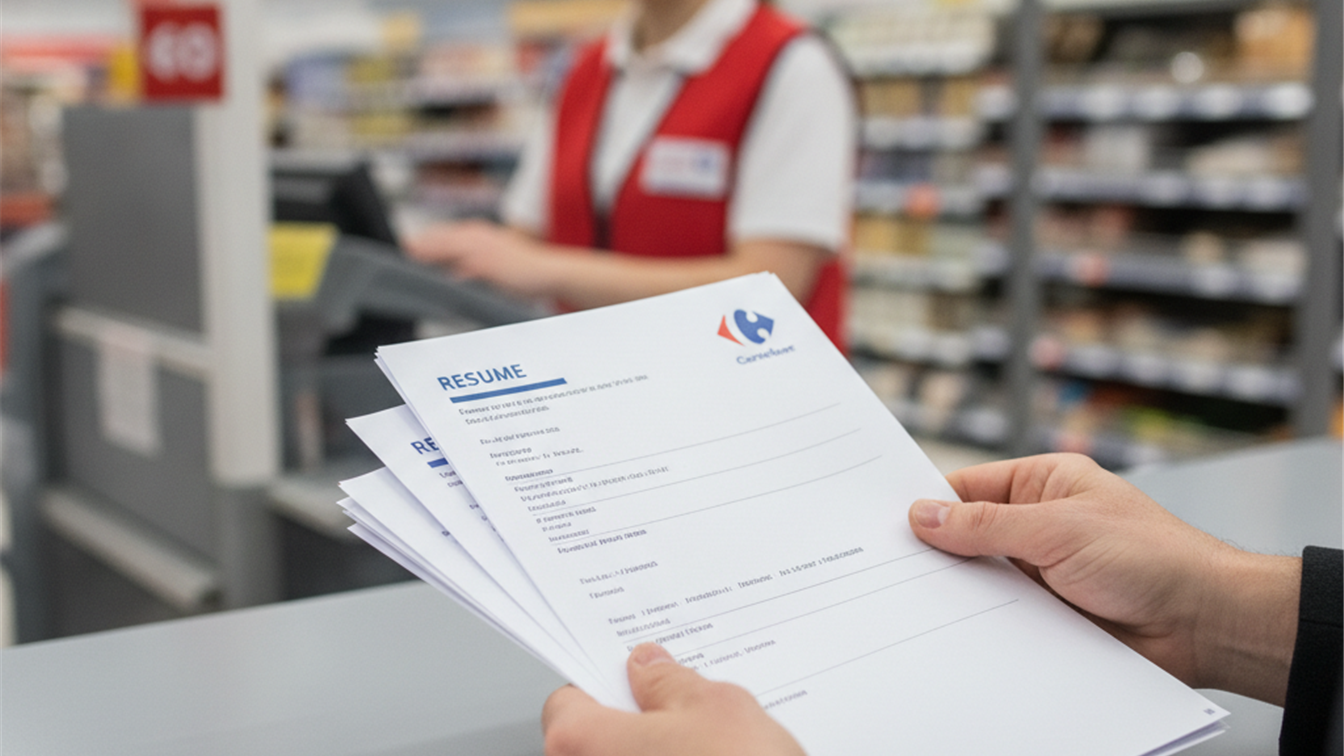 Documentos de solicitud de empleo en Carrefour España