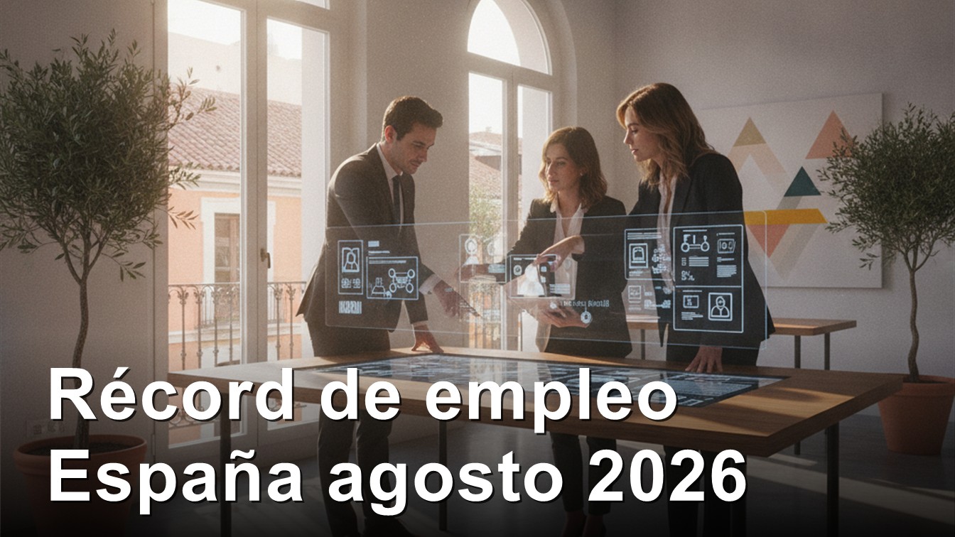 Afiliacion record empleo España agosto 2026