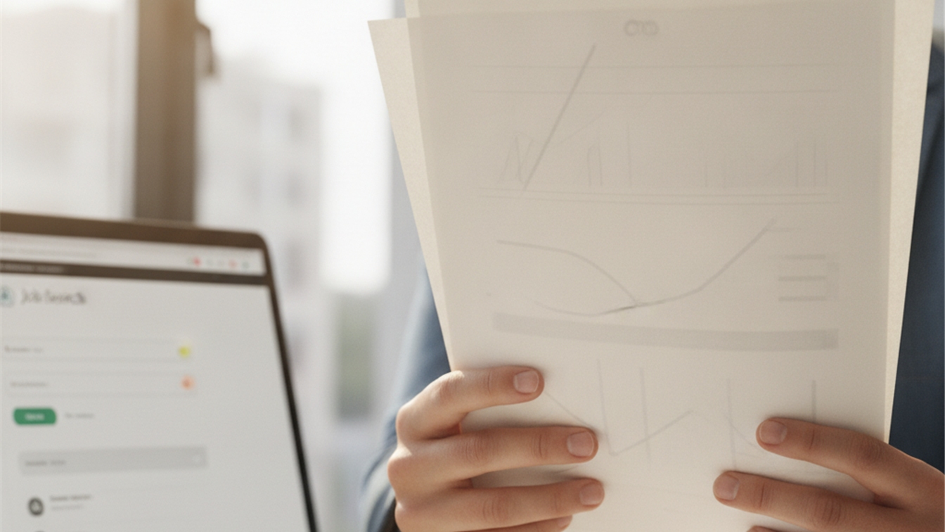 Documentos de solicitud de empleo en manos de profesional España 2026