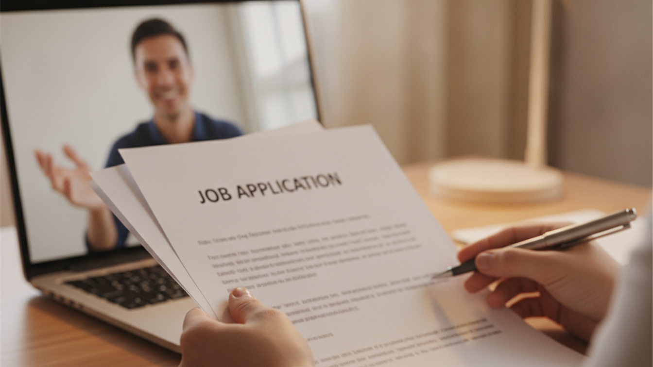 Documentos de solicitud de empleo en España