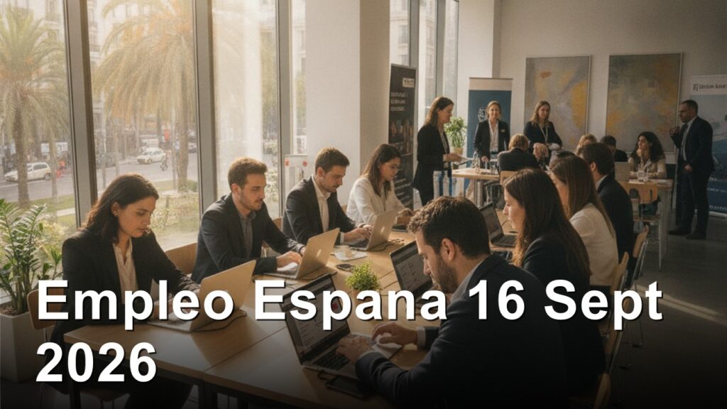 empleo espana septiembre 2026 ofertas trabajo img 1