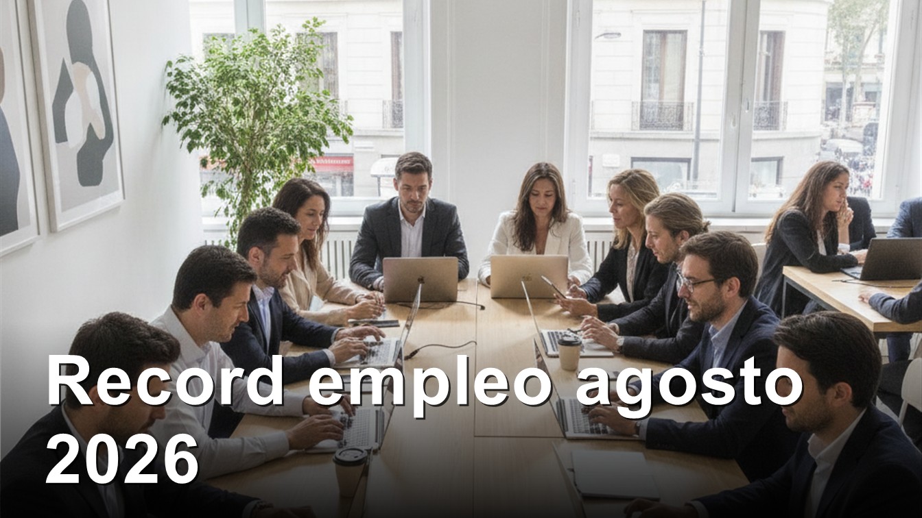 Empleo en España septiembre 2026 record afiliacion paro minimo