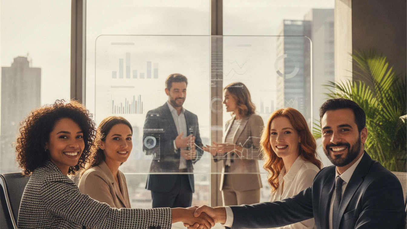 Profesionales en entrevista de trabajo en Espana septiembre 2026