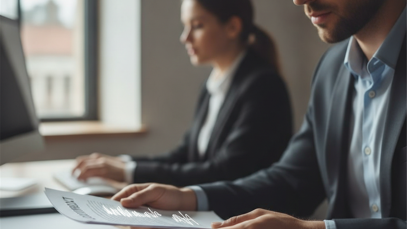 Profesional revisando ofertas de trabajo y documentos de empleo España 2026