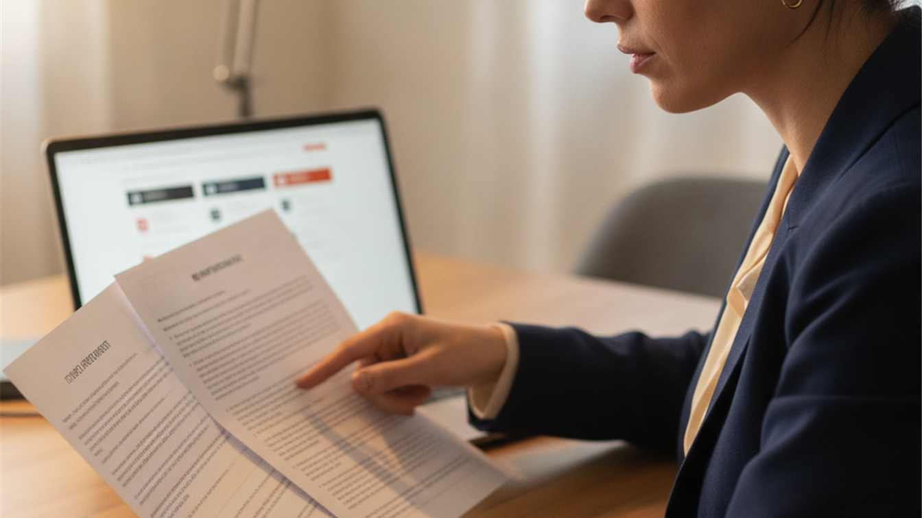 Persona revisando ofertas de empleo en Alicante España