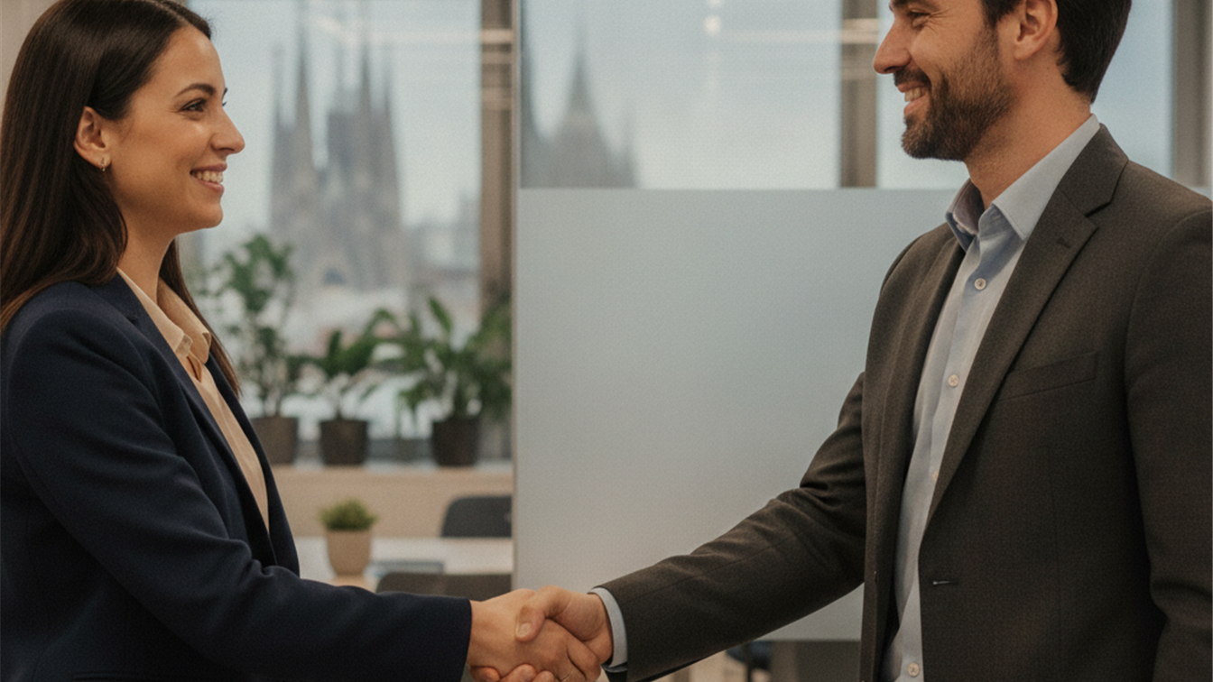 entrevista de trabajo en empresa de Barcelona